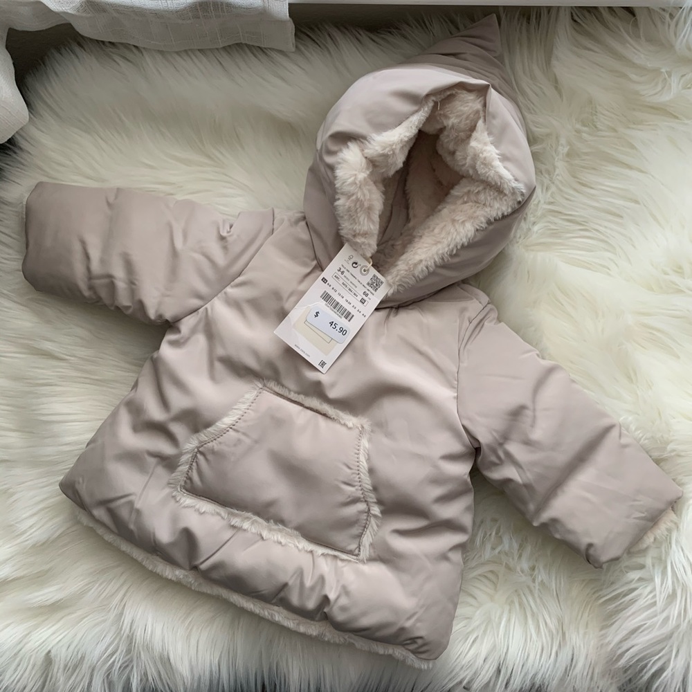 Baby ZARA pocket puffer jacket